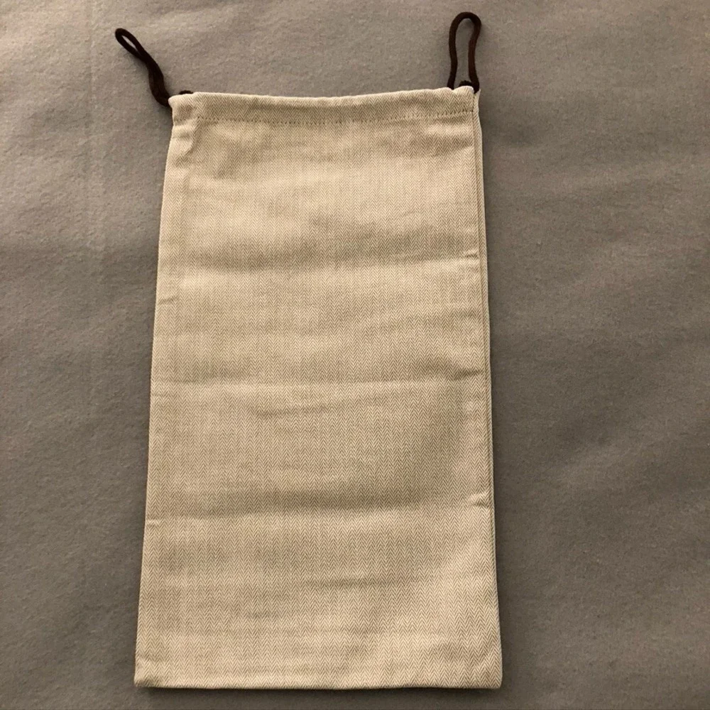 Hermes Dustbag Shoe Or Wallet Protection Drawstring Bag 8.5x15.5 Storage Gift